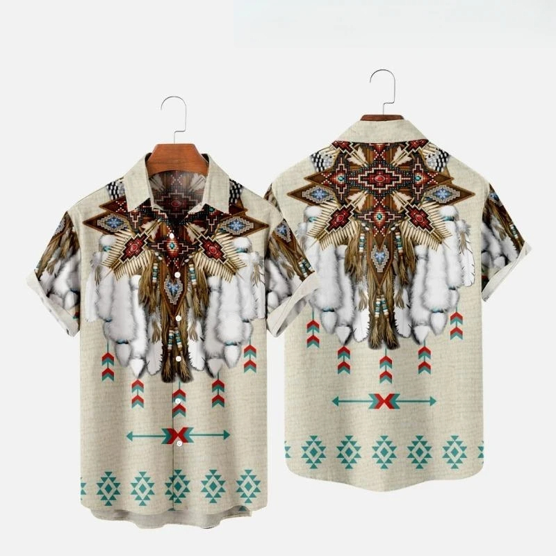 Fashion Ethnic Indian Clothing - Indian Ethnic Style 3D Print Beach