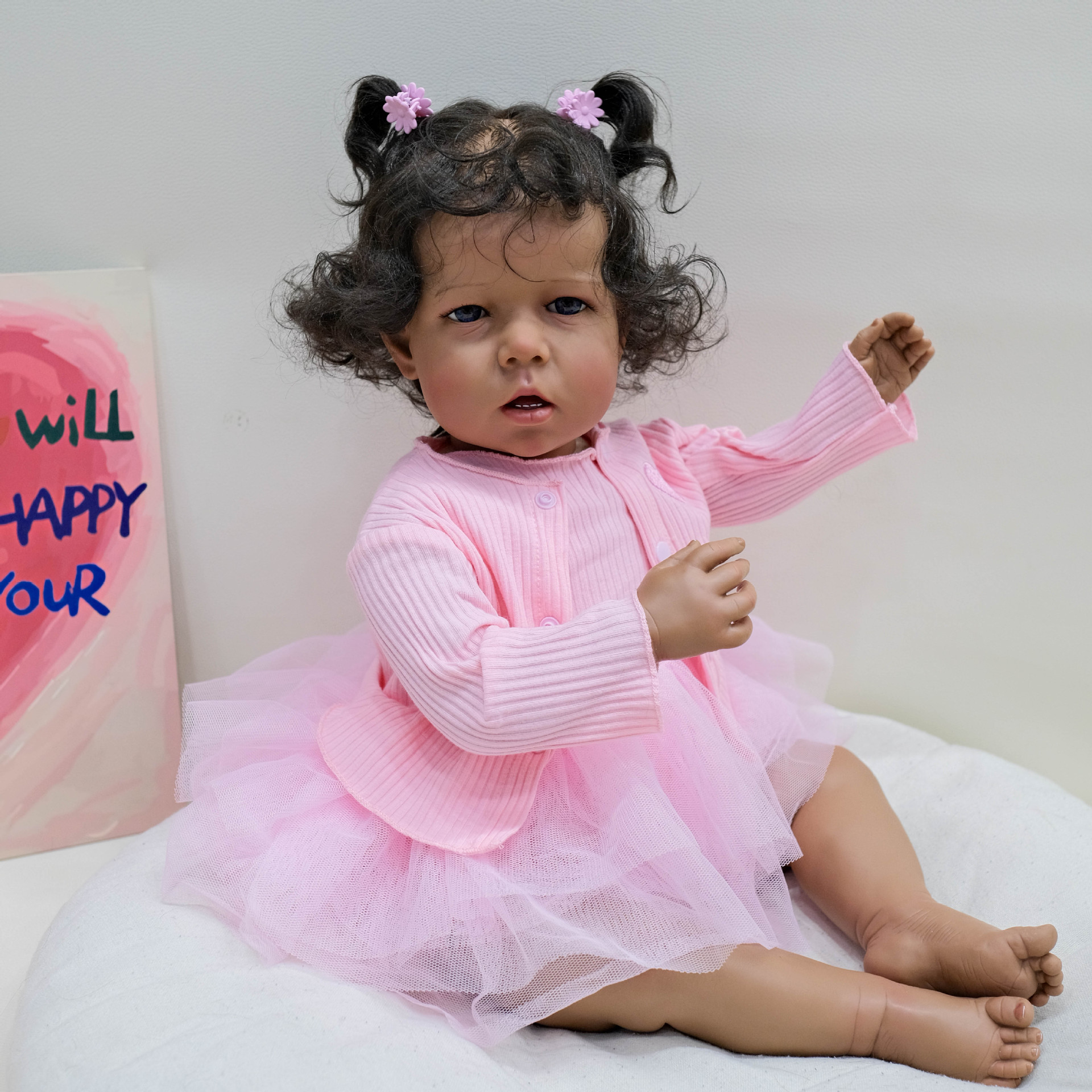 Ethnic Fashion House - Soft Silicone Reborn Baby Doll, Alive,