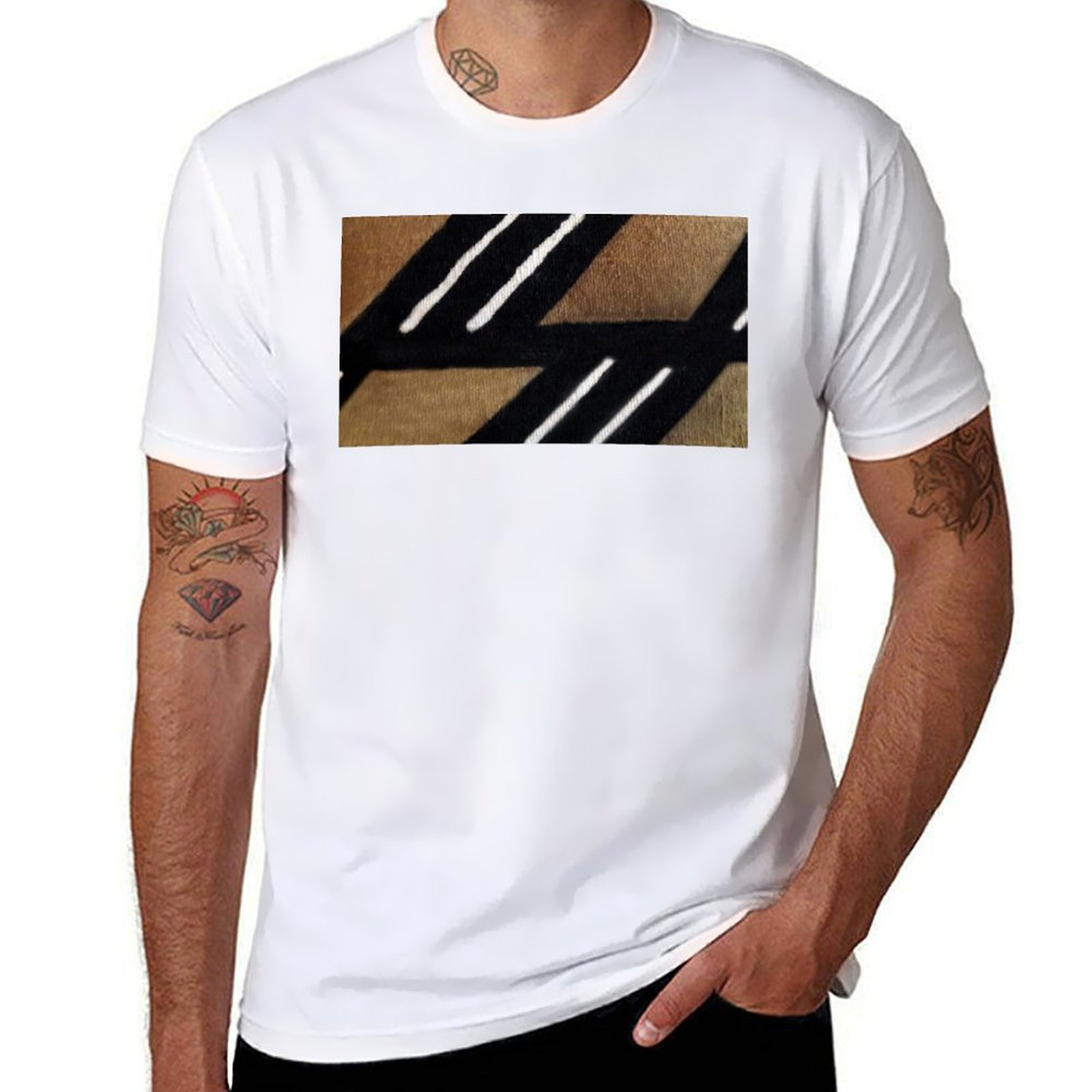 Mudcloth Print Top - African Mudcloth T-Shirt funny t shirts