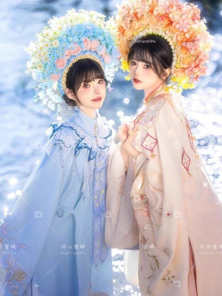 Ethnic Fashion Photography - Xunpu Girl's Ming Dynasty Hanfu Costume