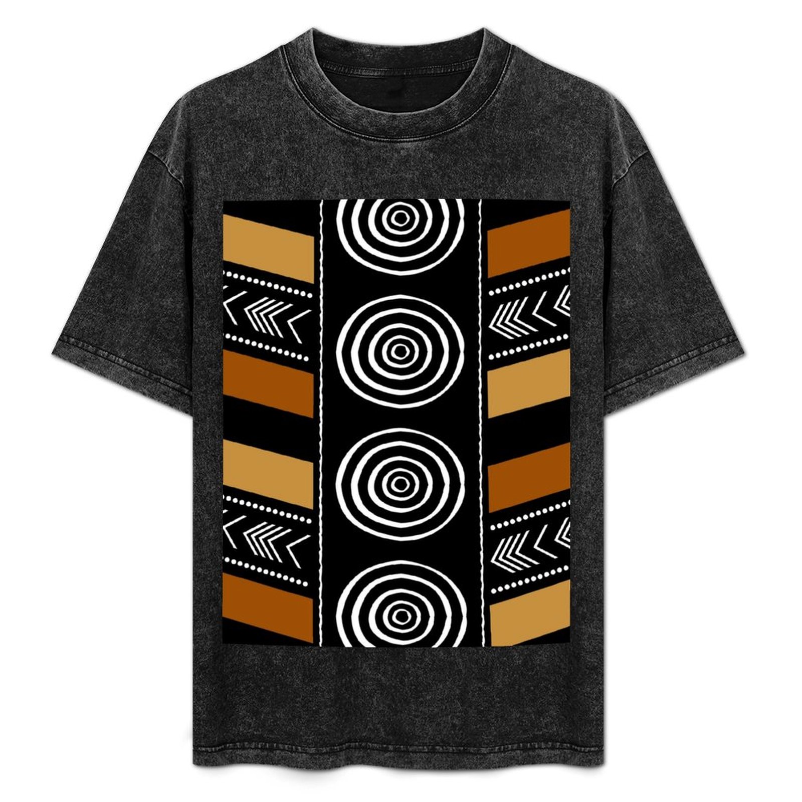 Mudcloth Print Top - African Mud Cloth Artistry Art T-Shirt