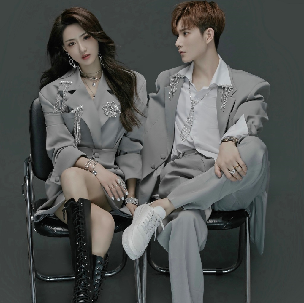 Ethnic Fashion Photography - Fashionable Couple's Suit Set for Studio