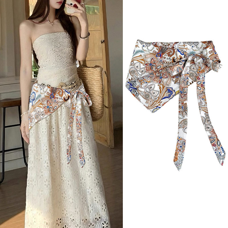 Cashew flower triangular scarf - огляд і ціна Ethnic Wear In Fashion