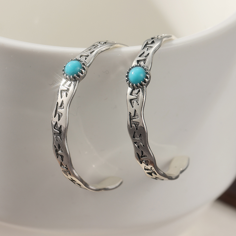 Ethnic Silver Color Blue Stone - огляд і ціна Ethnic Wear In Fashion