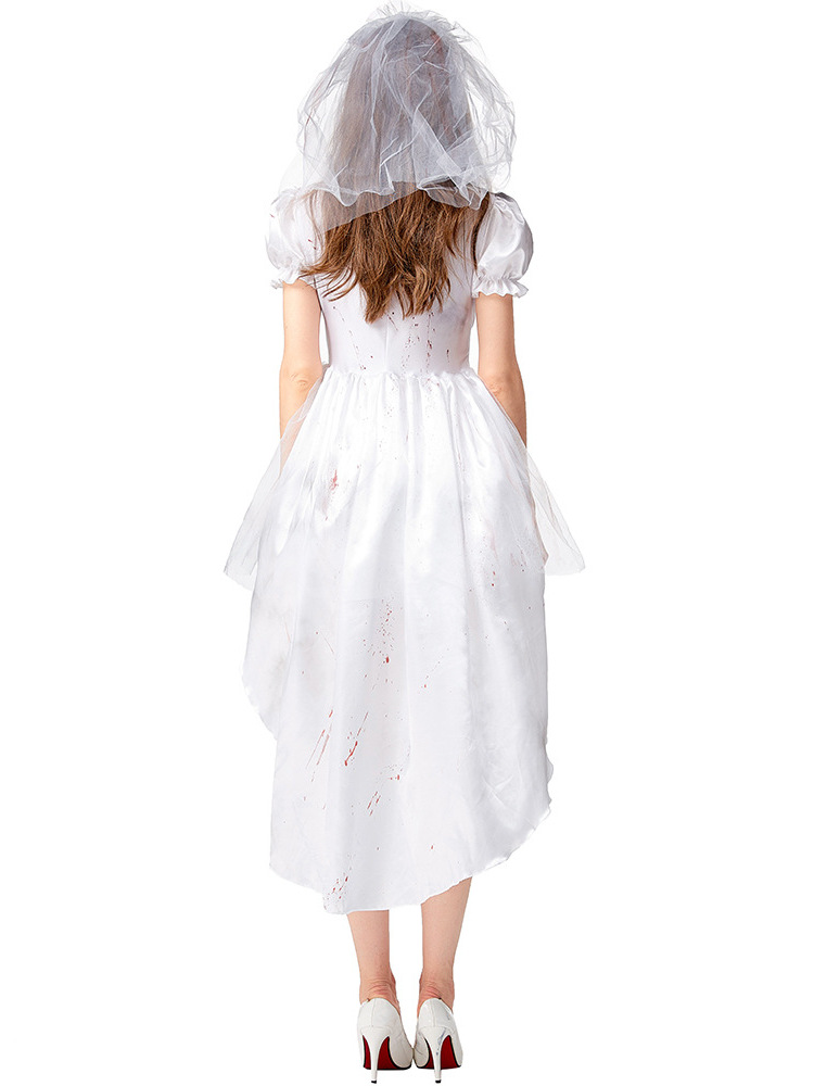 Halloween White Ghost Bride Co - огляд і ціна Ethnic Fashion House