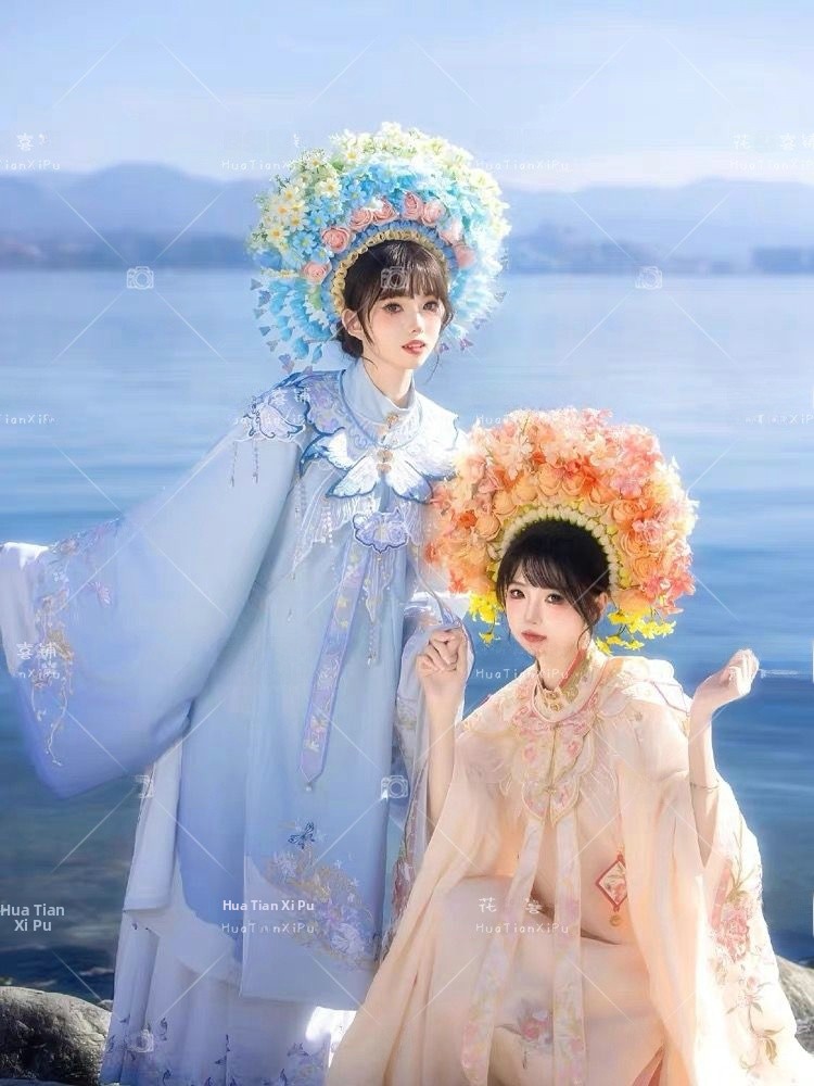 Xunpu Girl's Ming Dynasty Hanf - огляд і ціна Ethnic Fashion Photography