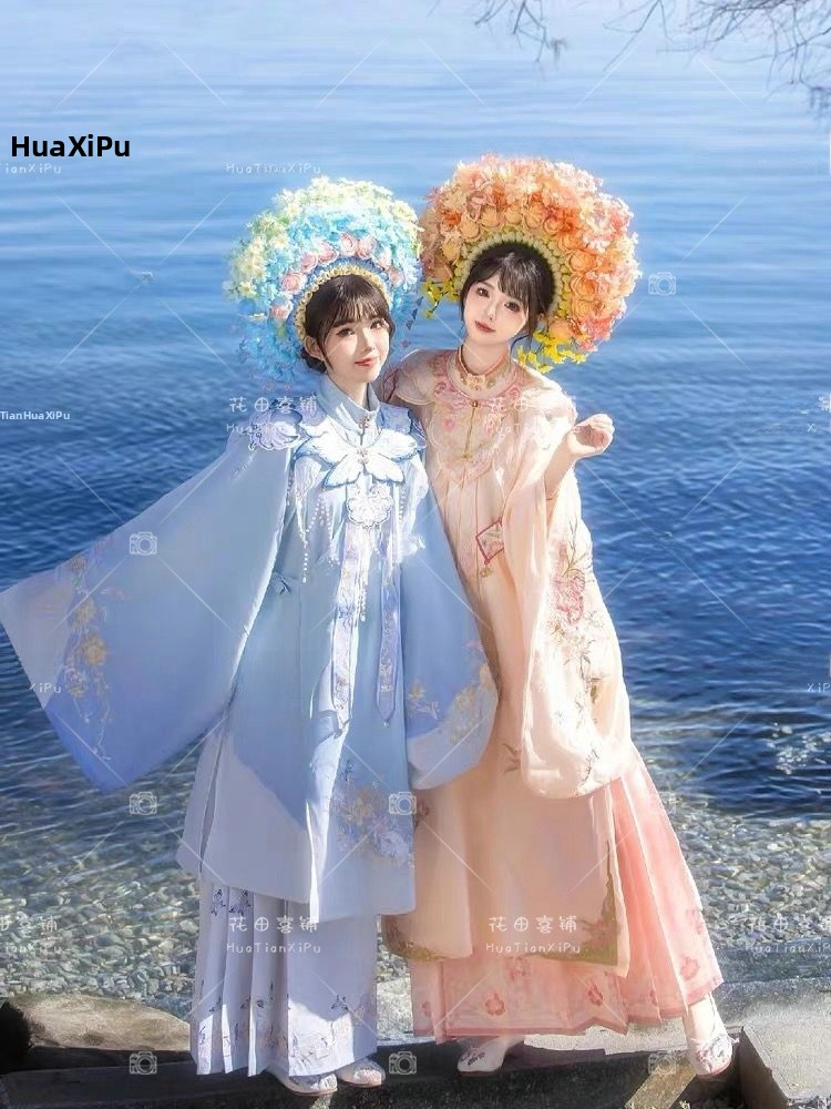 Xunpu Girl's Ming Dynasty Hanf - огляд і ціна Ethnic Fashion Photography