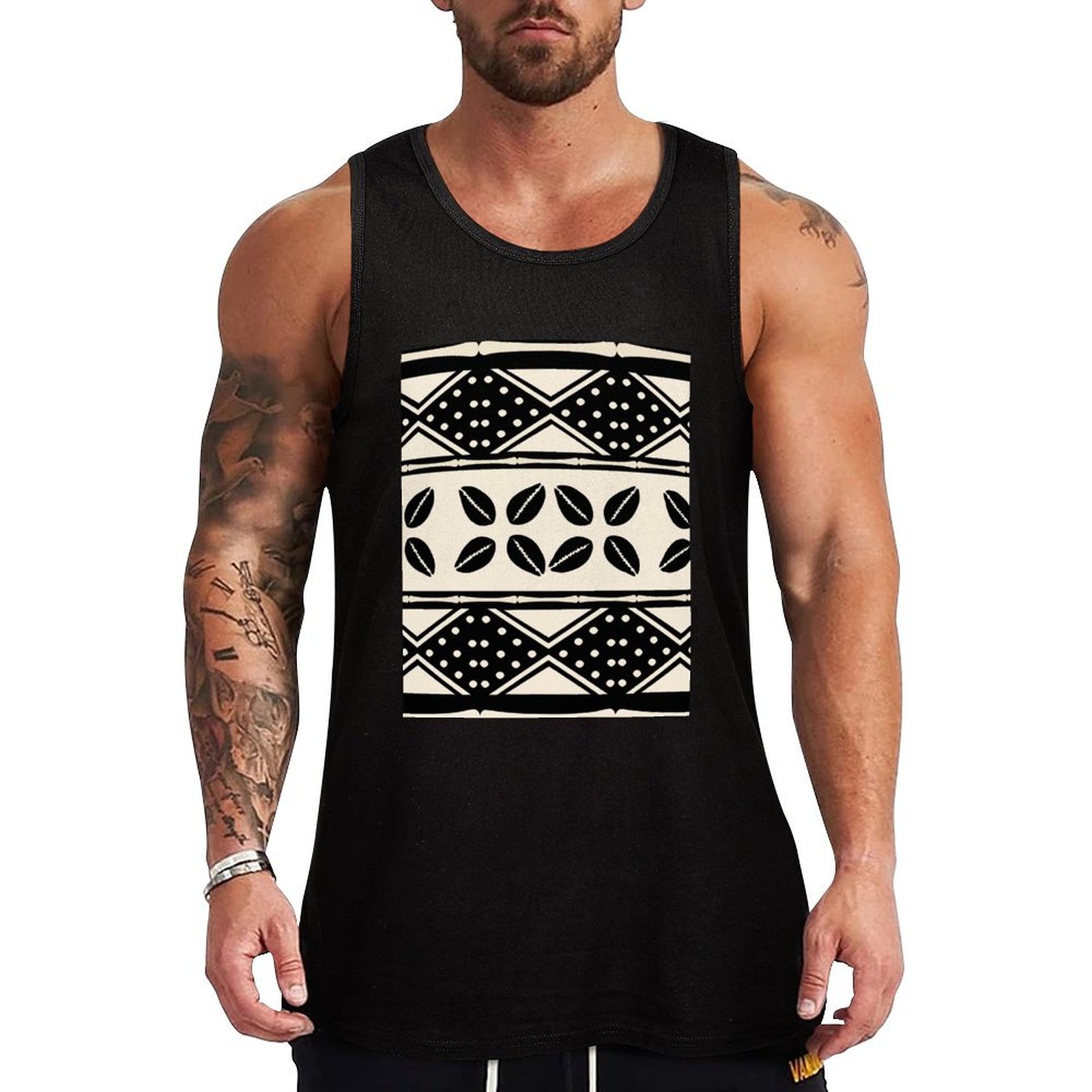 African abstract mud cloth pat - огляд і ціна Mudcloth Print Top