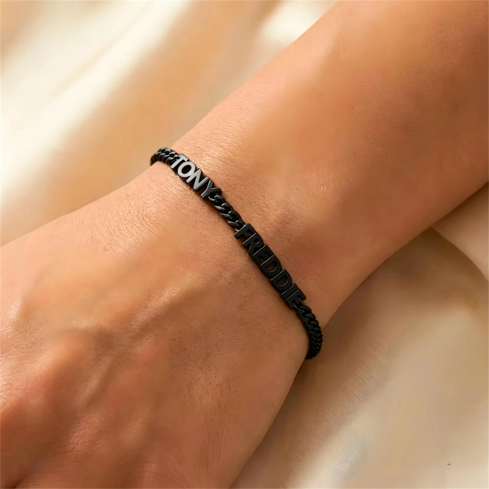 Custom 1-5 Nameplate Bracelet  - огляд і ціна Ethnic Fashion Meaning