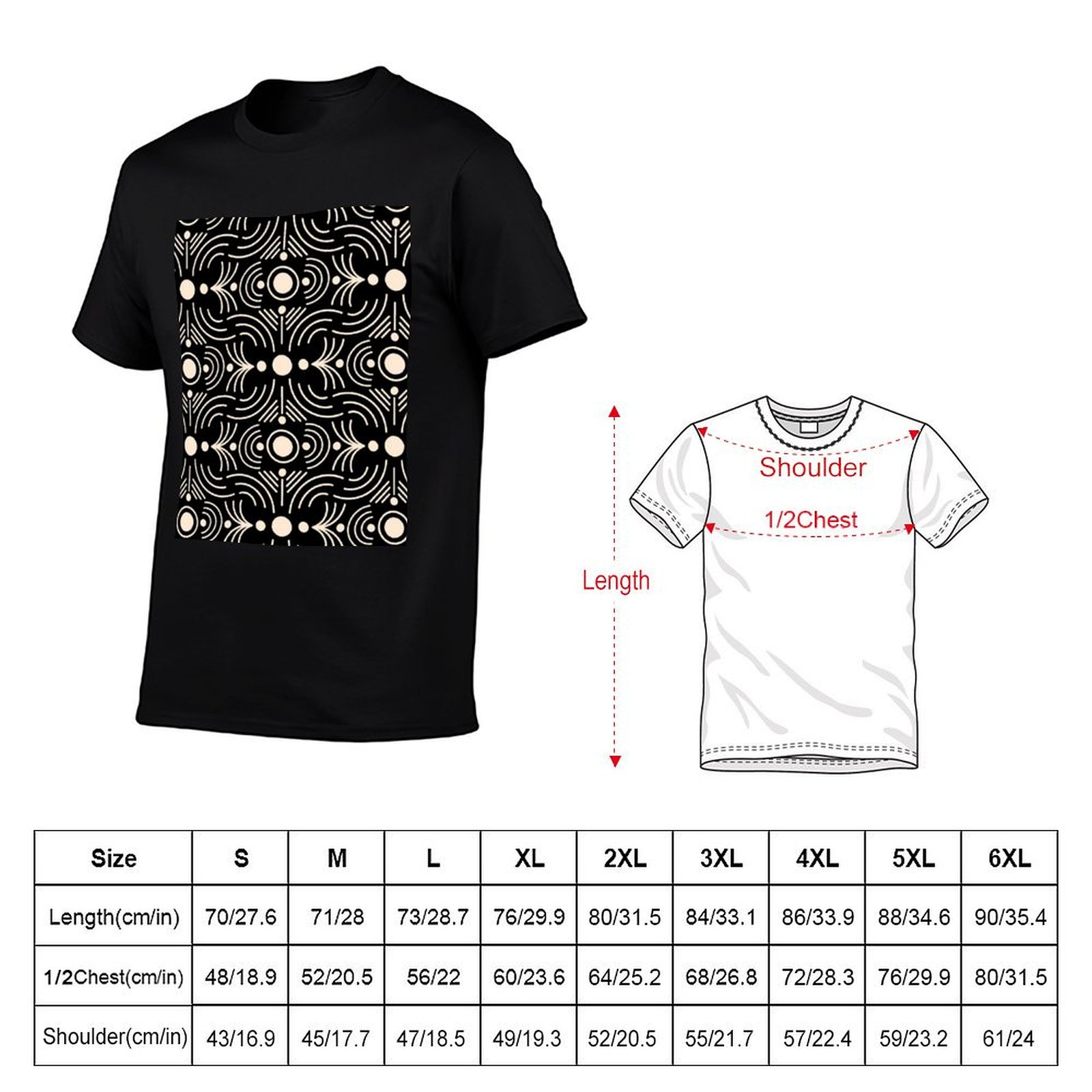 Abstract Dots White Black Clot - огляд і ціна Mudcloth Print Top