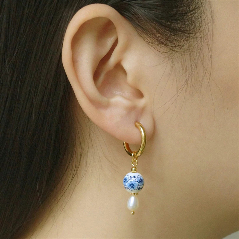 Retro New Chinese Ceramic Blue - огляд і ціна Ethnic Fashion Trend