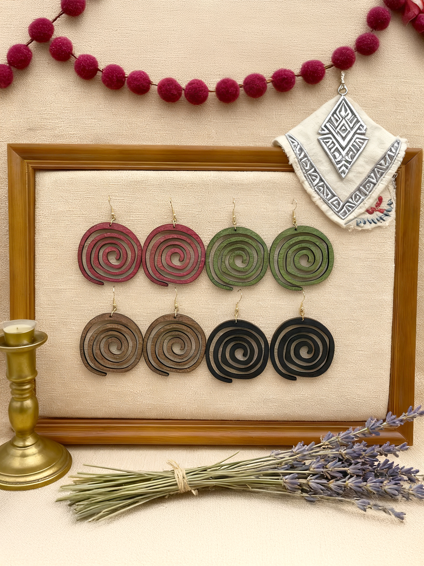 4 Pairs/Set of Vintage-Style W - огляд і ціна Ethnic Wear In Fashion