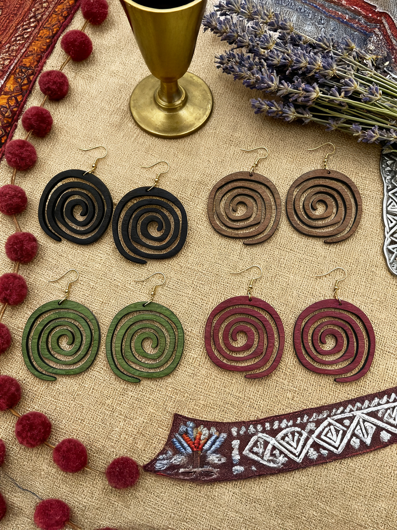4 Pairs/Set of Vintage-Style W - огляд і ціна Ethnic Wear In Fashion
