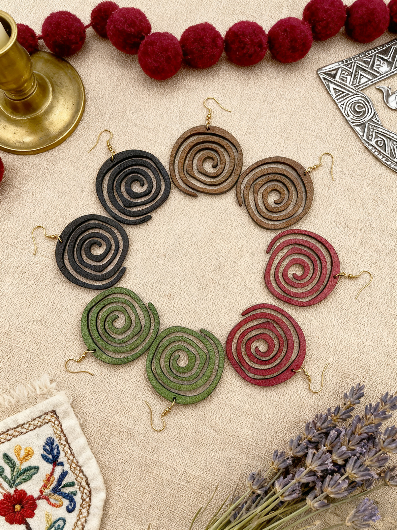 4 Pairs/Set of Vintage-Style W - огляд і ціна Ethnic Wear In Fashion