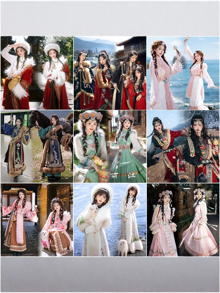 Tibetan Costume Women's New St - огляд і ціна Ethnic Fashion Photography