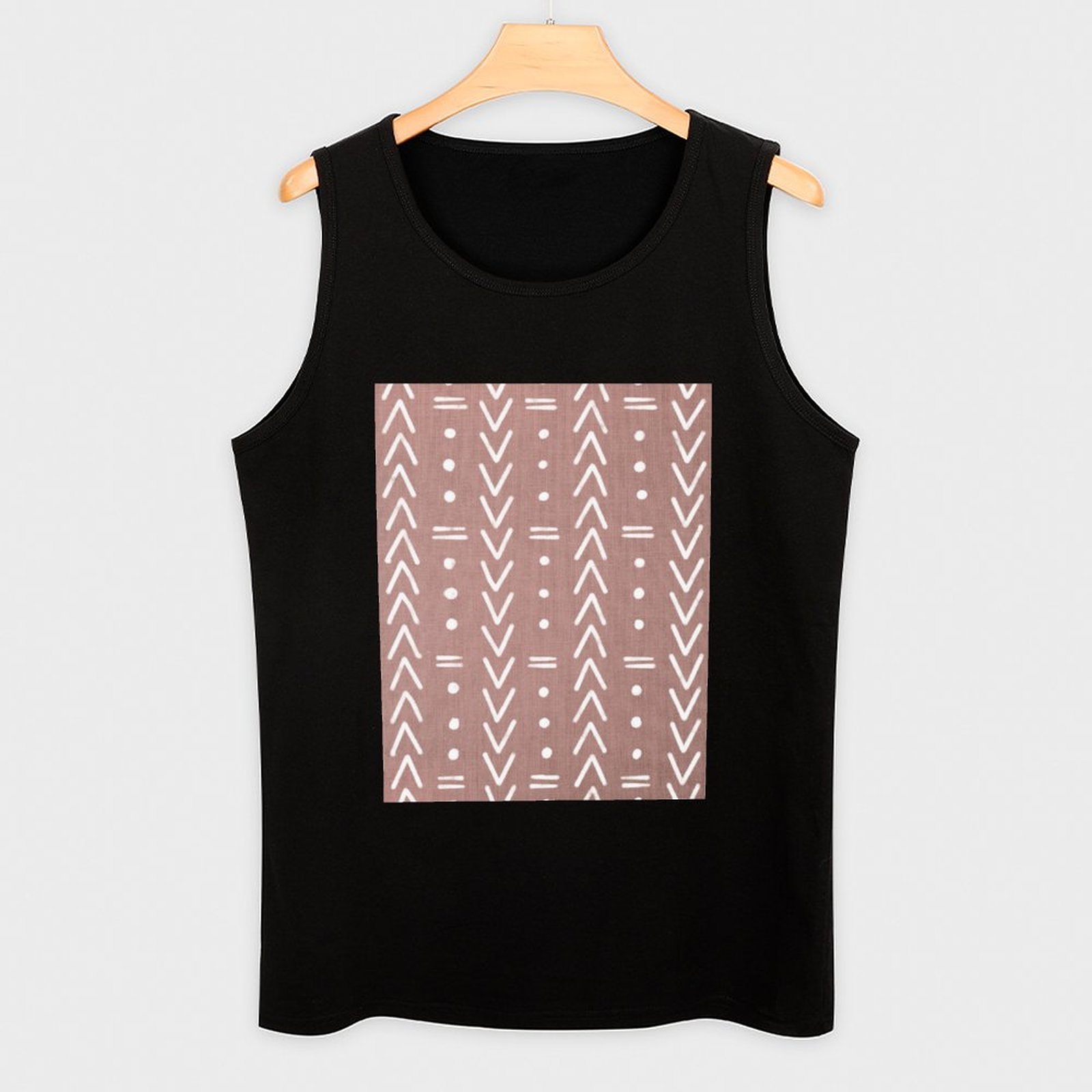 Mudcloth White Geometric Shape - огляд і ціна Mudcloth Print Top