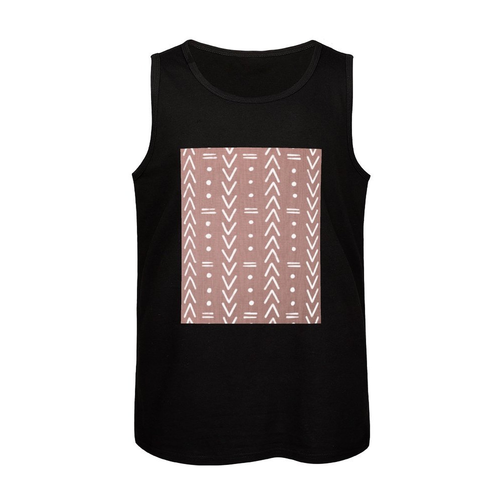 Mudcloth White Geometric Shape - огляд і ціна Mudcloth Print Top