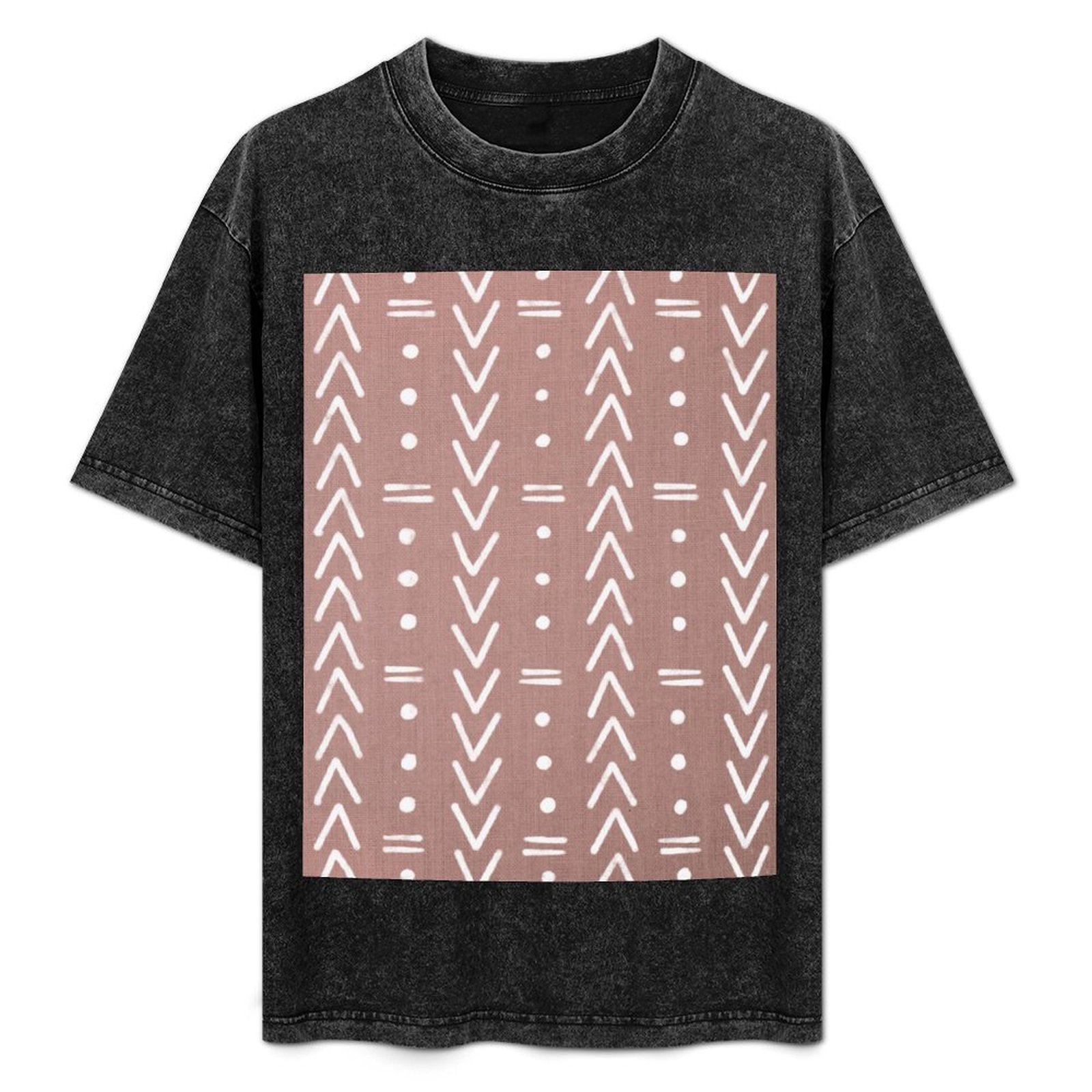Mudcloth White Geometric Shape - огляд і ціна Mudcloth Print Top