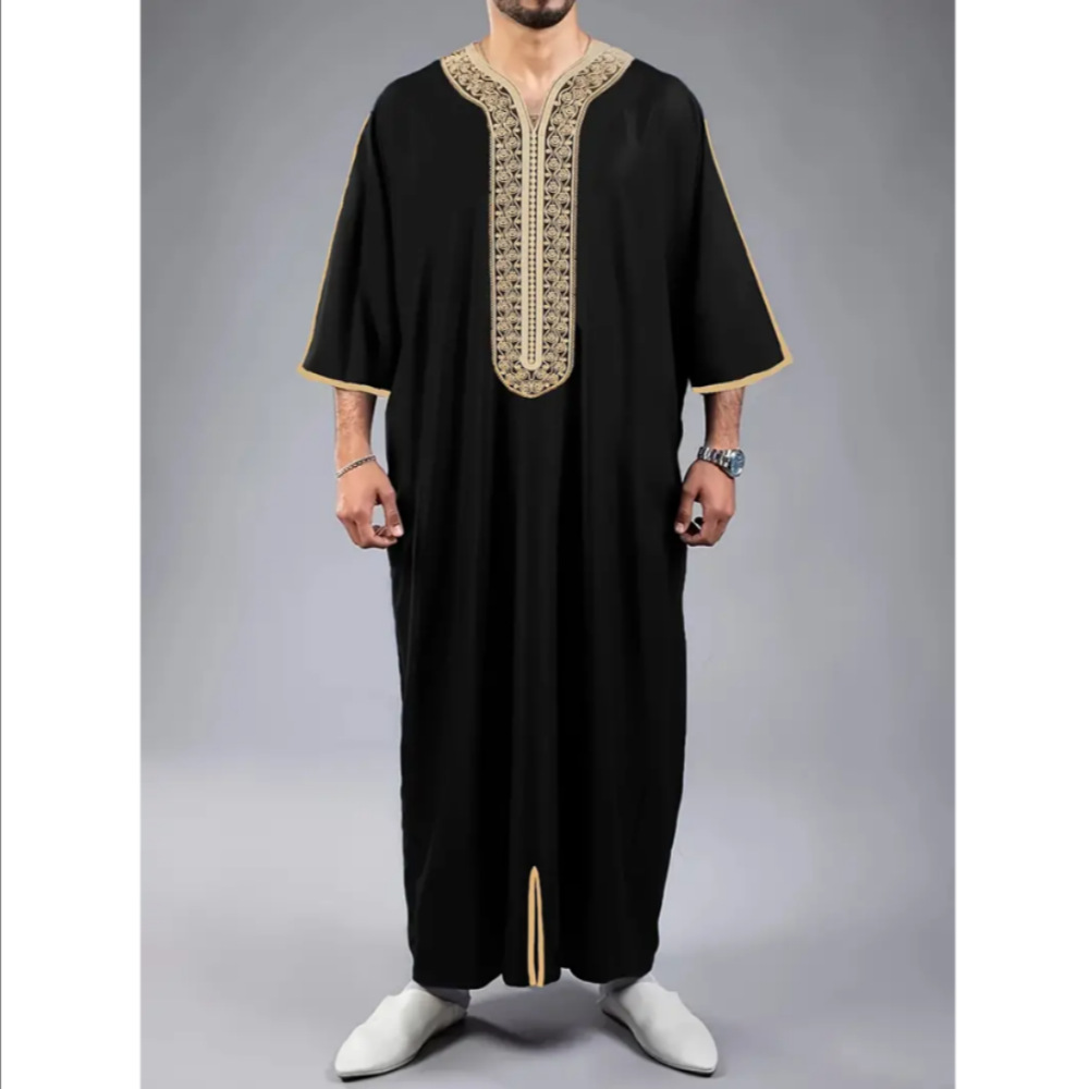 New 2025 Men's Long Sleeve Emb - огляд і ціна Ethnic Wear In Fashion