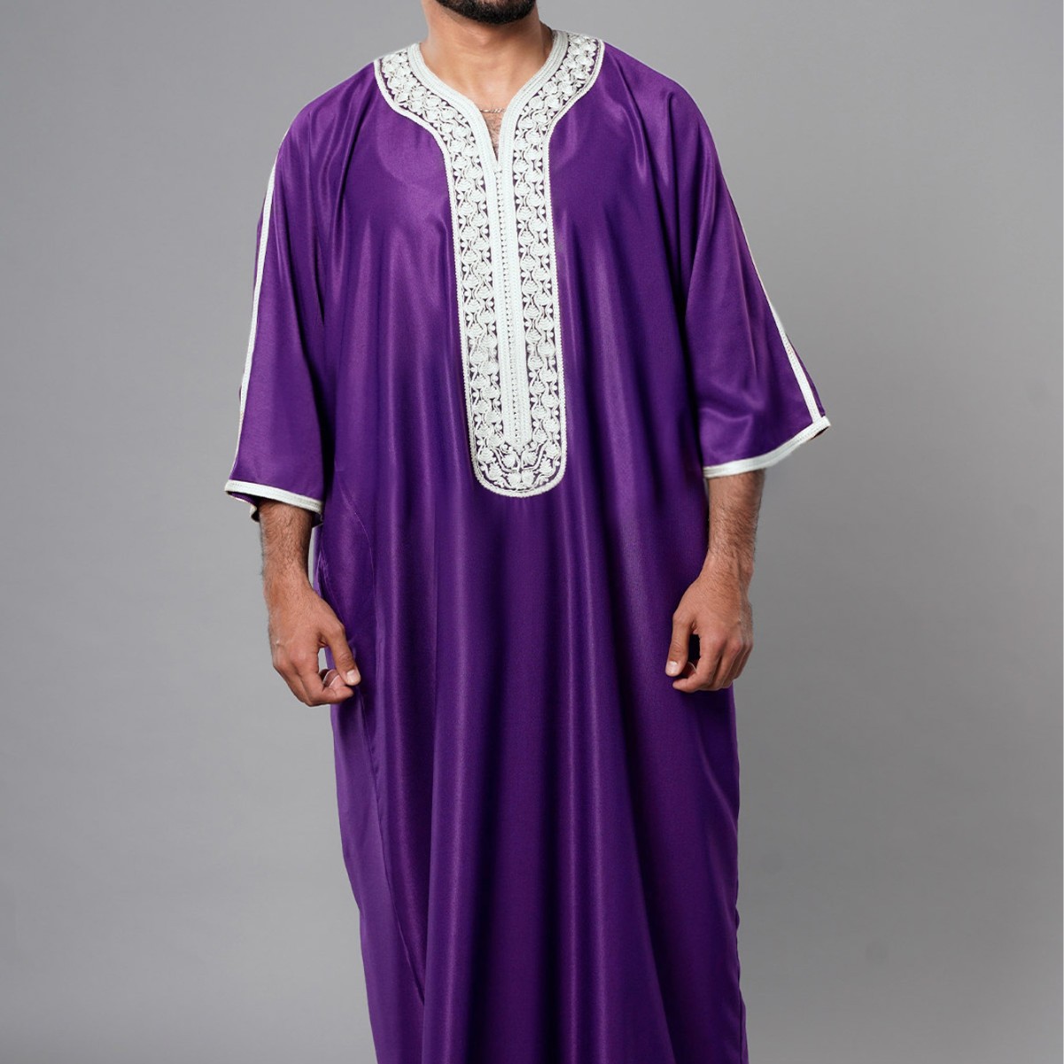 New 2025 Men's Long Sleeve Emb - огляд і ціна Ethnic Wear In Fashion
