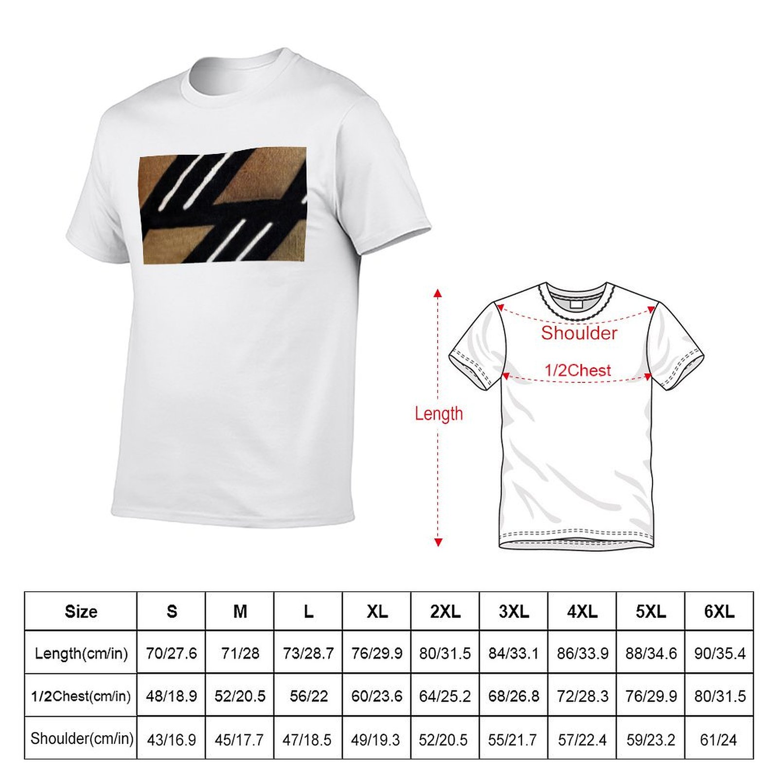 African Mudcloth T-Shirt Utili - огляд і ціна Mudcloth Print Top