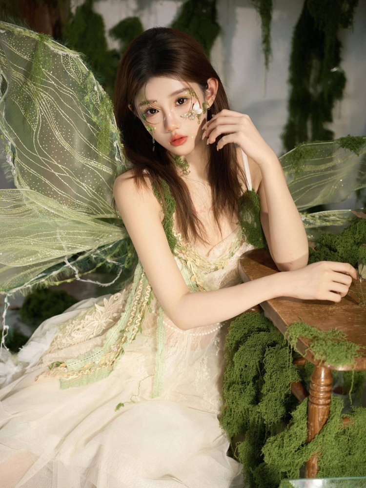 2026 New Goddess Strap Dress F - огляд і ціна Ethnic Fashion Photography