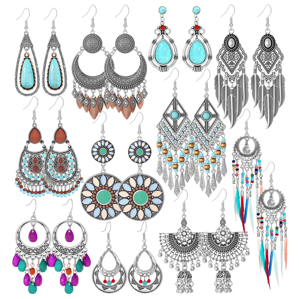 Ethnic Style Dangle Earrings F - огляд і ціна Ethnic Wear In Fashion